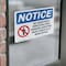 Signmission No Admittance Employees Only OSHA Notice Sign, Vinyl Decal, 10in W x 7in L, 2PK OS-2PACK-NS-D-710-L-15983 - alternate 2